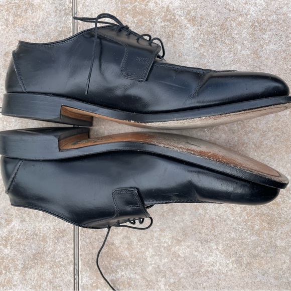 Allen Edmonds Hancock Leather Lace Up Dress Shoes Black Mens - Picture 15 of 15